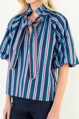 Rebel Tie Front Blouse