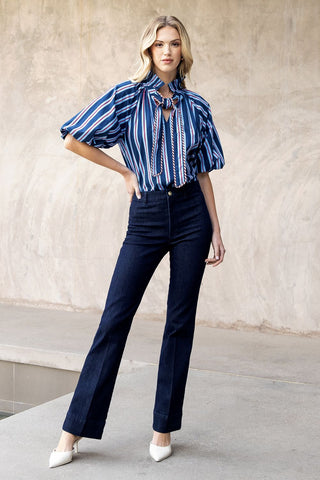 Rebel Tie Front Blouse